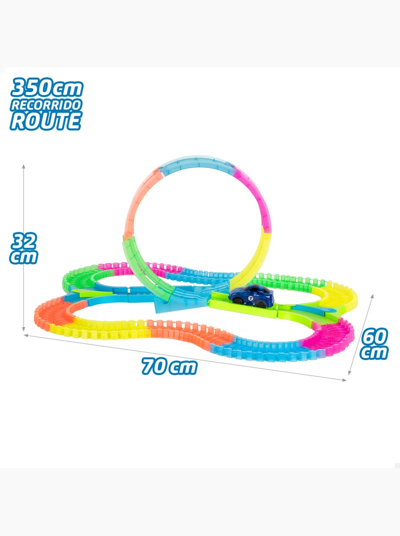 Piste de voiture phosphorescente 131 pièces speed & go N/A - Kiabi