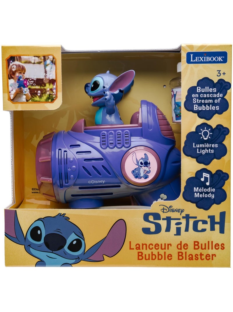 Pistolet à bulles stitch avec effets lumineux et sonores Bleu - Kiabi