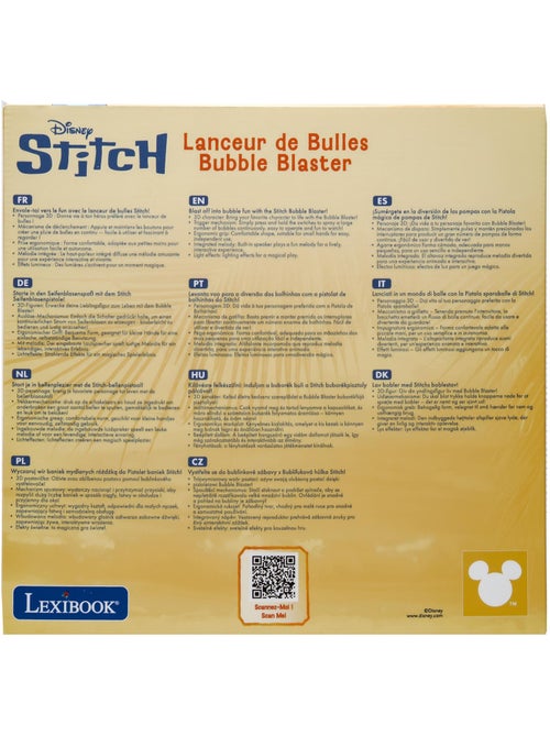 Pistolet à bulles stitch avec effets lumineux et sonores - Kiabi