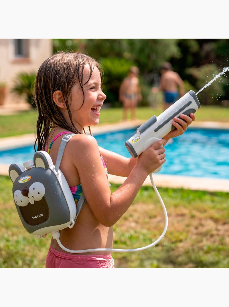 Pistolet à eau électrique aqua world avec sac à dos 2l N/A - Kiabi
