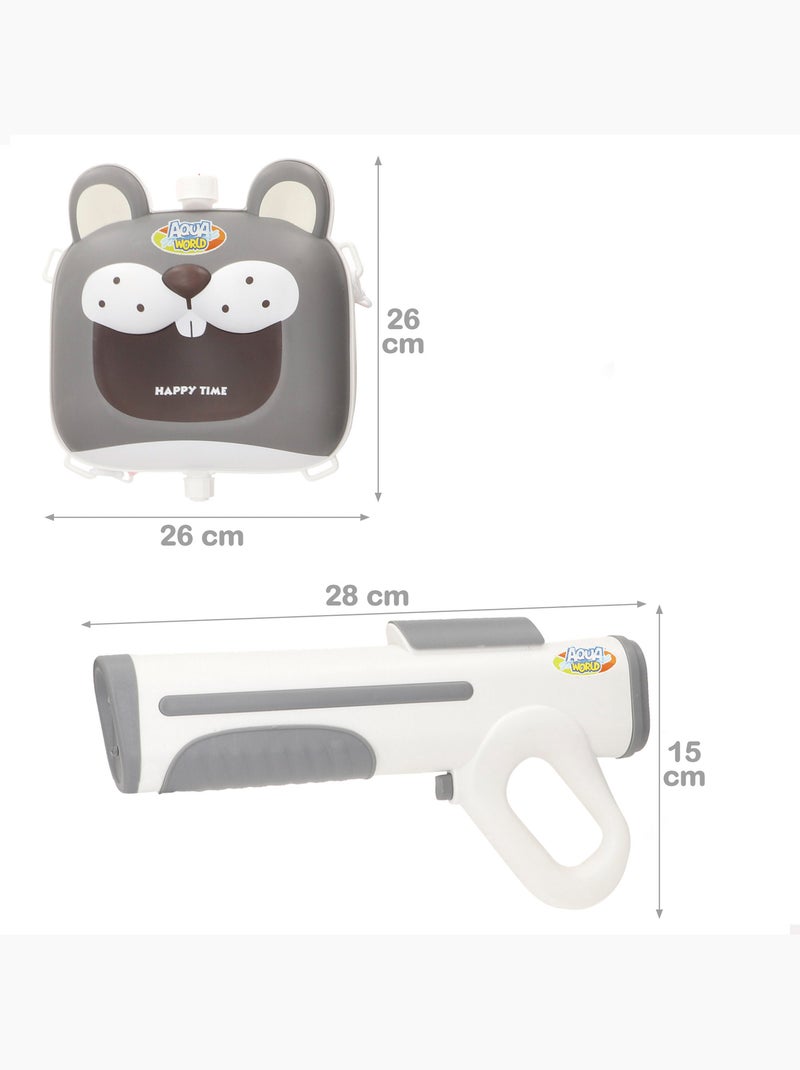 Pistolet à eau électrique aqua world avec sac à dos 2l N/A - Kiabi