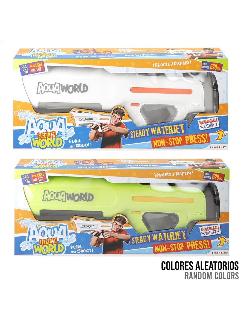 Pistolet à eau électrique avec lumières et sons aqua word N/A - Kiabi