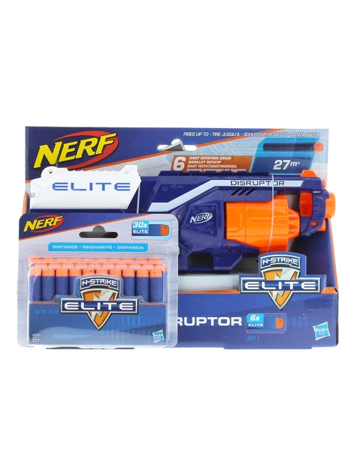 Pistolet Nerf Elite Disruptor + Recharge - Nerf - Kiabi
