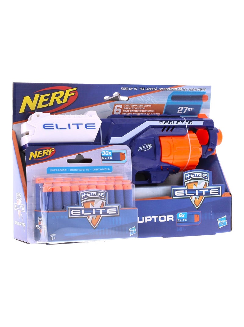 Pistolet Nerf Elite Disruptor + Recharge - Nerf Multicolore - Kiabi