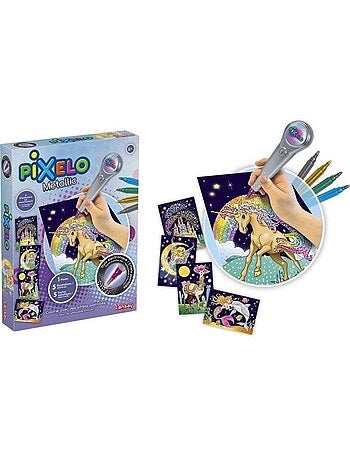 Pixelo Jeu De Coloriage Coffret Métallique - Lansay