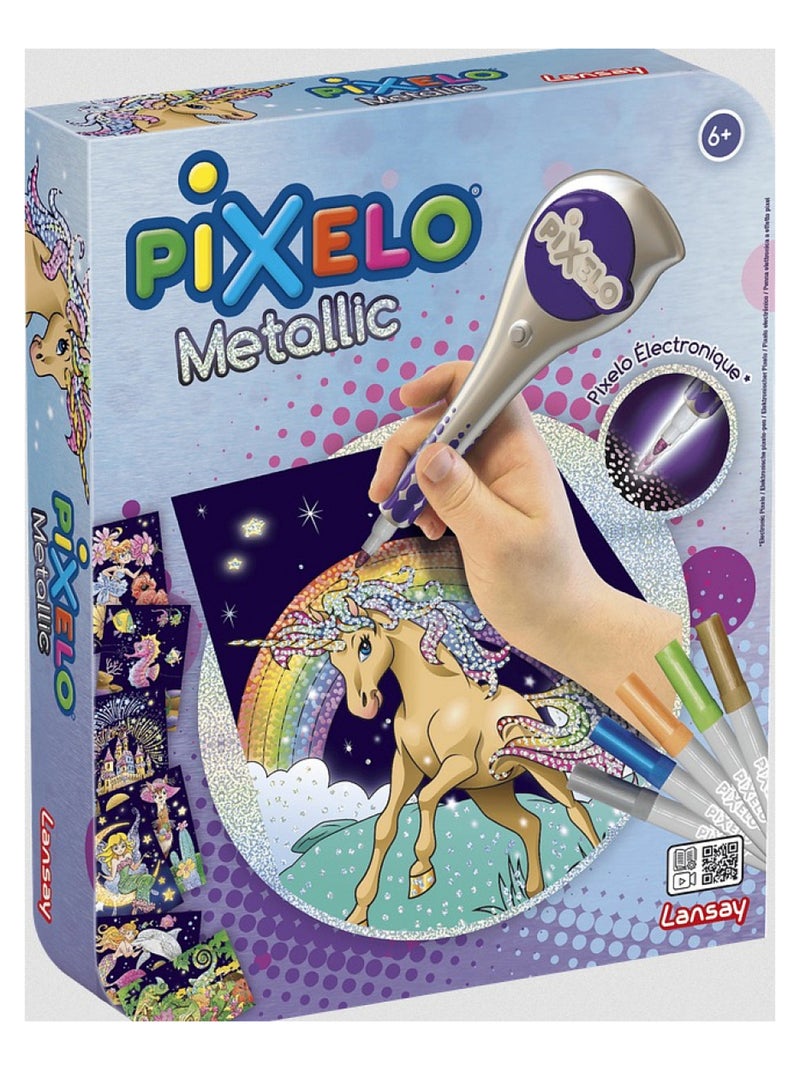 Pixelo Jeu De Coloriage Coffret Métallique - Lansay Bleu - Kiabi