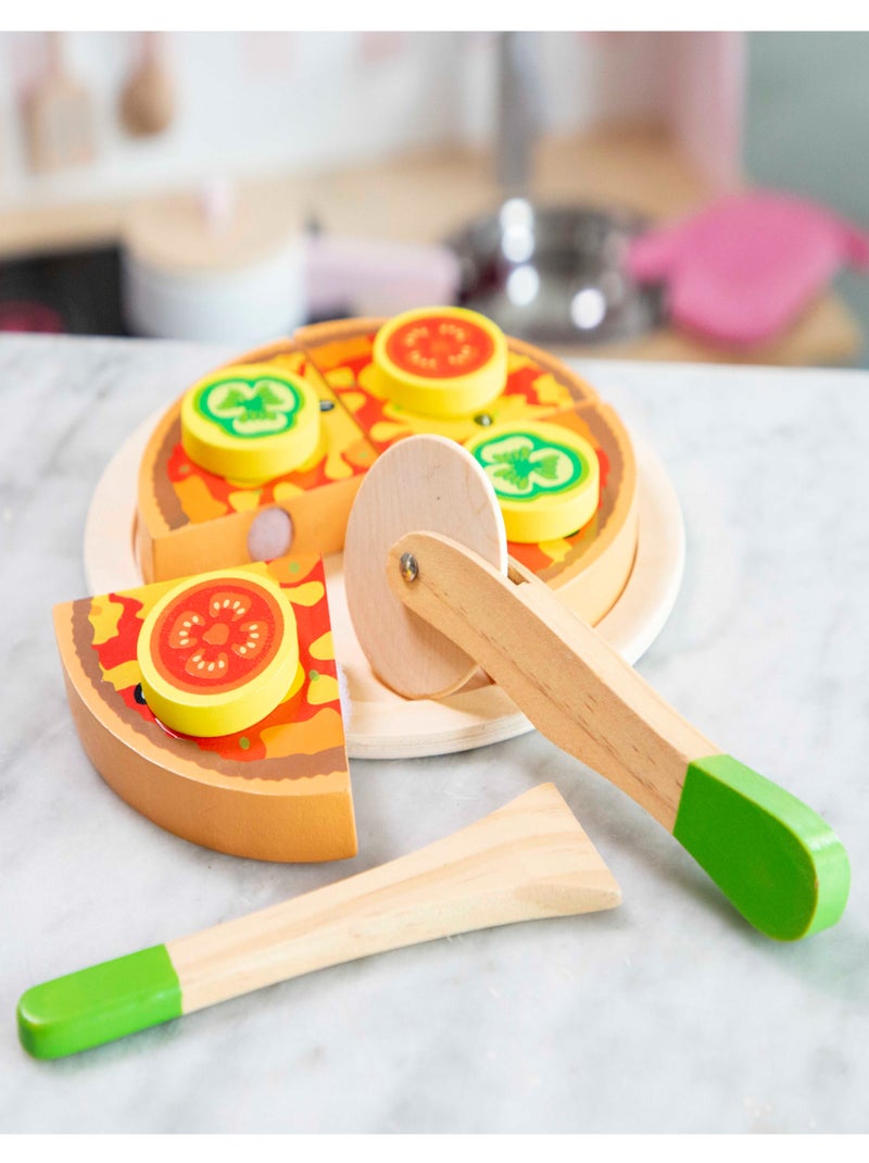 Pizza en bois à couper Beige - Kiabi
