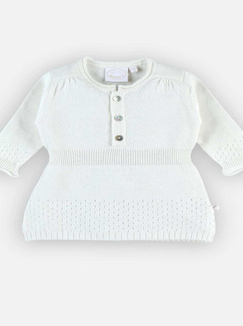 Pl PRINCESS LOLITA ROBE TRICOT Blanc - Kiabi