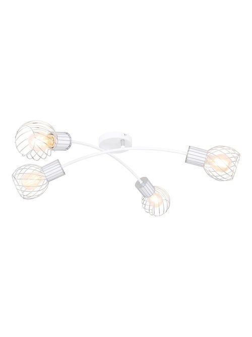 Plafonnier 4 lampes en métal design contemporain LUISE - Kiabi