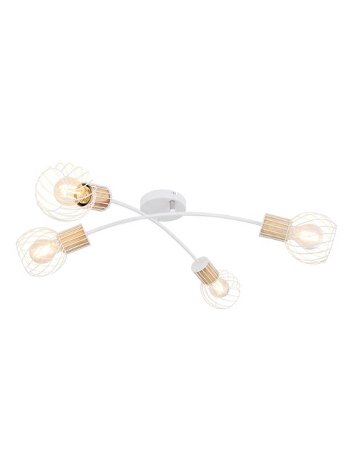 Plafonnier 4 lampes en métal design contemporain LUISE - Kiabi