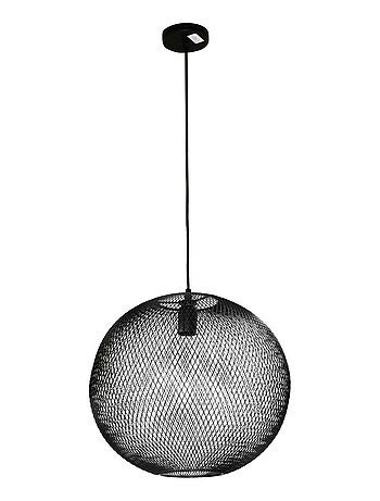 Plafonnier design industriel rond en métal Spirit