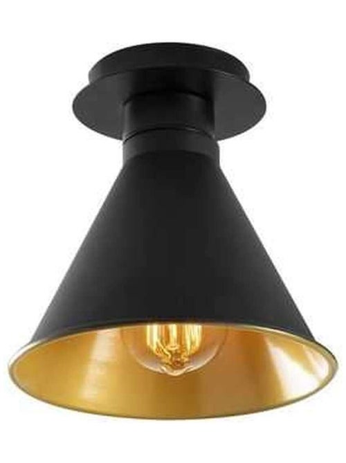 Plafonnier en métal en forme de cône design rétro BERCESTE - Kiabi