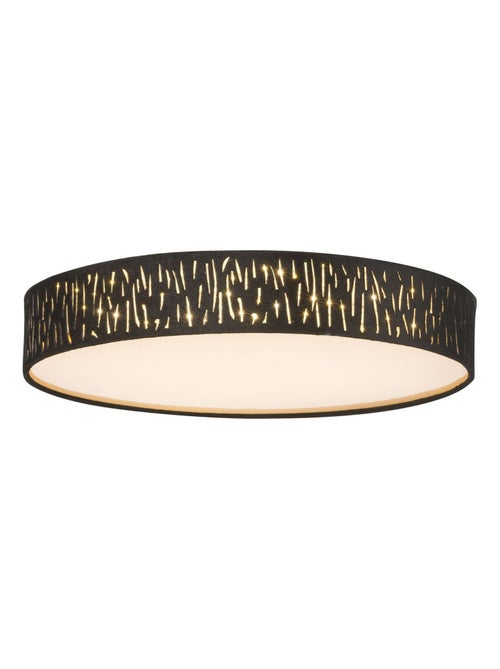 Plafonnier LED rond en velours ajouré TUXON - Kiabi