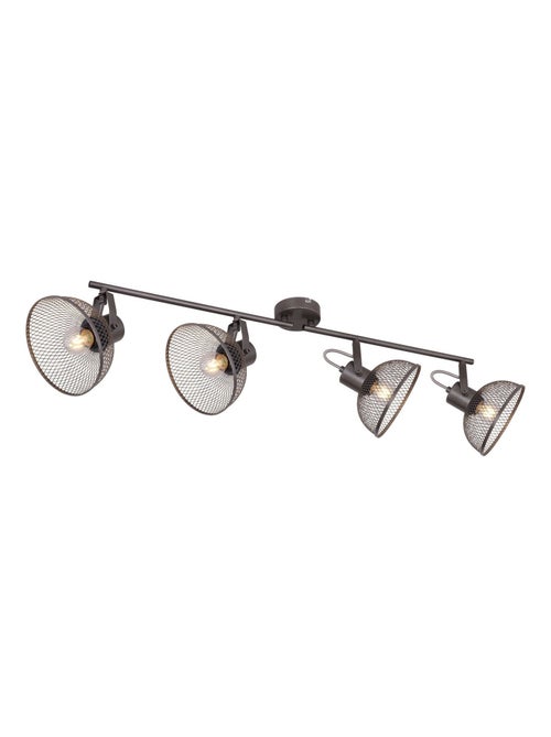 Plafonnier rampe 4 lampes design vintage MONIGA - Kiabi