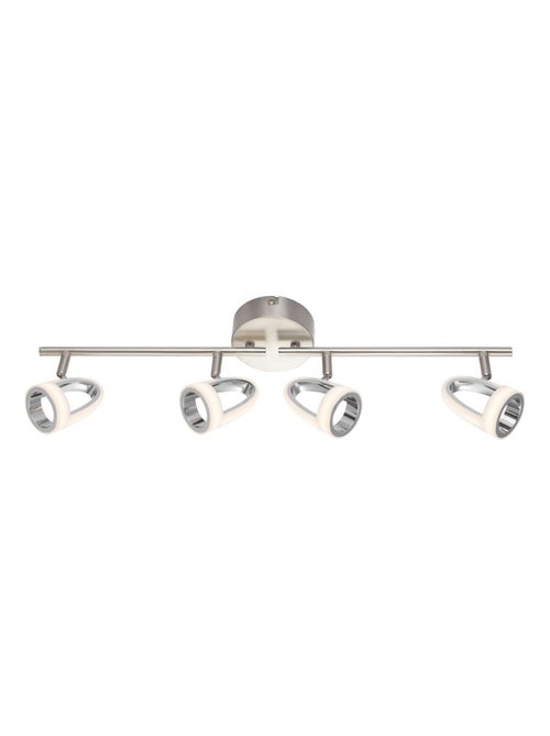 Plafonnier rampe 4 spots LED design moderne RODRIK - Kiabi