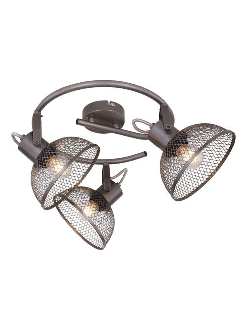Plafonnier rond 3 lampes design vintage MONIGA - Kiabi