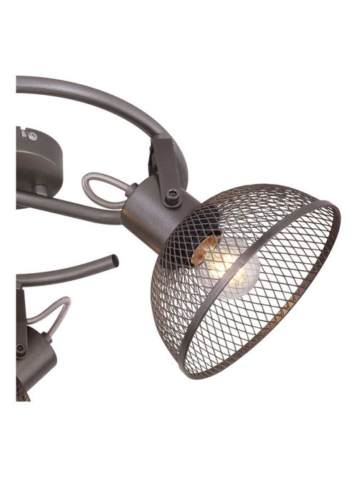 Plafonnier rond 3 lampes design vintage MONIGA - Kiabi