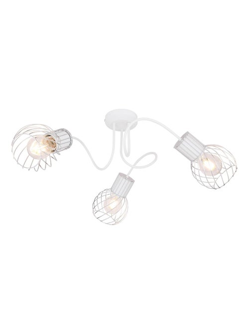 Plafonnier rond 3 lampes en métal design contemporain LUISE - Kiabi