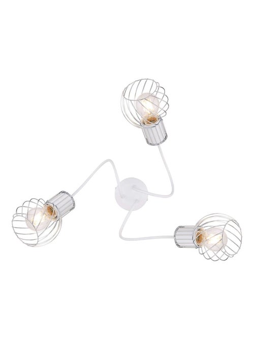 Plafonnier rond 3 lampes en métal design contemporain LUISE - Kiabi