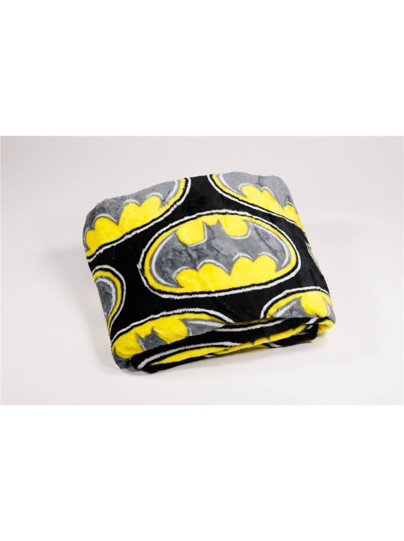 Plaid - Batman - 180 cm x 200 cm Multicolore - Kiabi