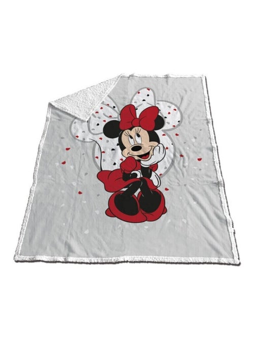 Plaid - Disney Minnie En Robe Rouge - 130x170 cm - Kiabi