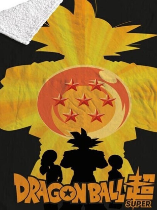 Plaid - Dragon Ball Z - 130x170 cm - Kiabi