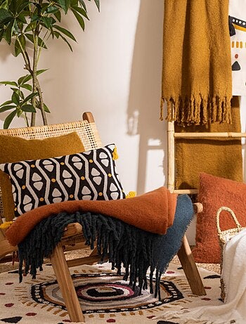 Plaid - Effet mohair ultra doux