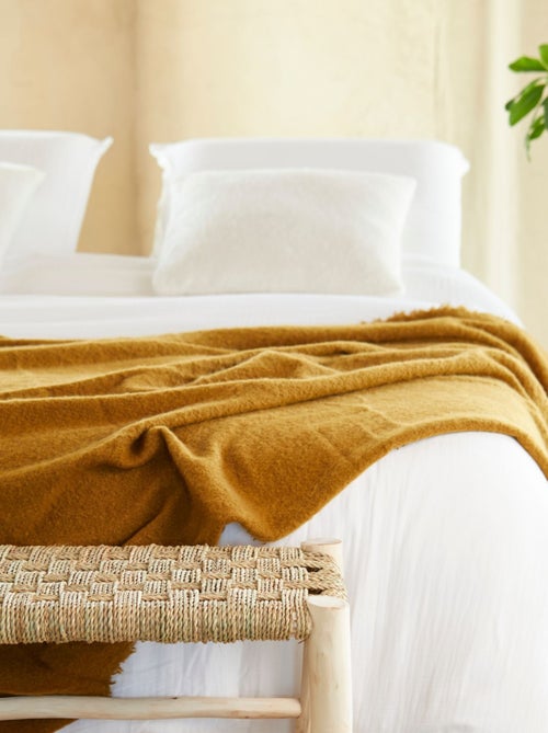 Plaid - Effet mohair ultra doux - Kiabi Plaid - Effet mohair ultra doux - Kiabi