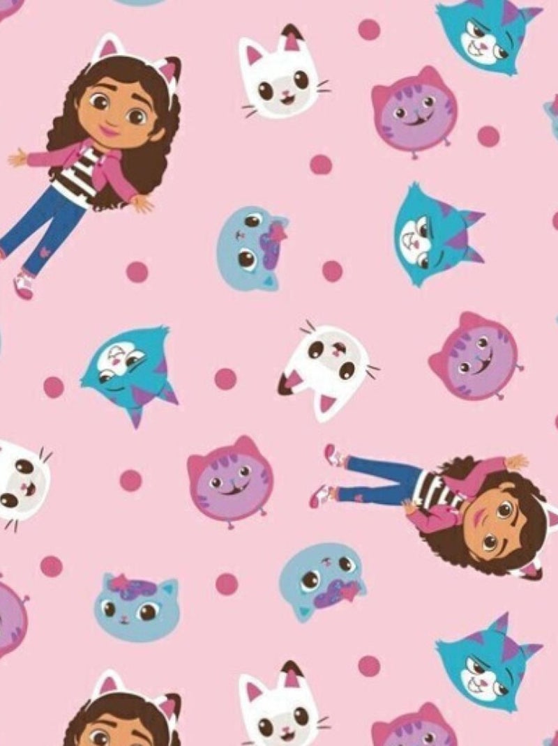 Plaid - Gabby Et La Maison Magique - 110 cm x 150 cm Multicolore - Kiabi