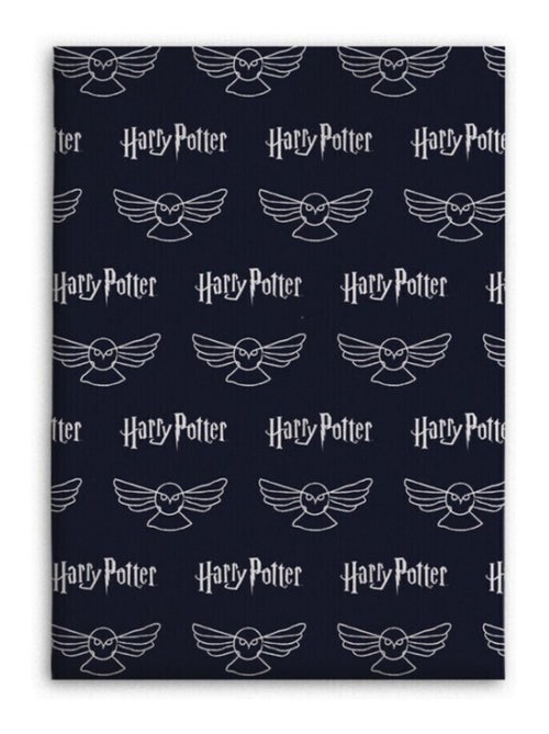 Plaid - Harry Potter Fond Noir - 180 cm x 200 cm - Kiabi
