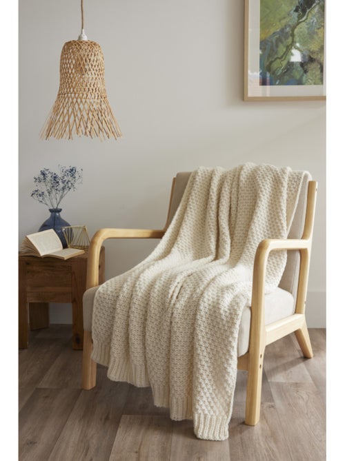 Plaid - Le Fil d'Ariane - 100% Polyester - Kiabi Plaid - Le Fil d'Ariane - 100% Polyester - Kiabi