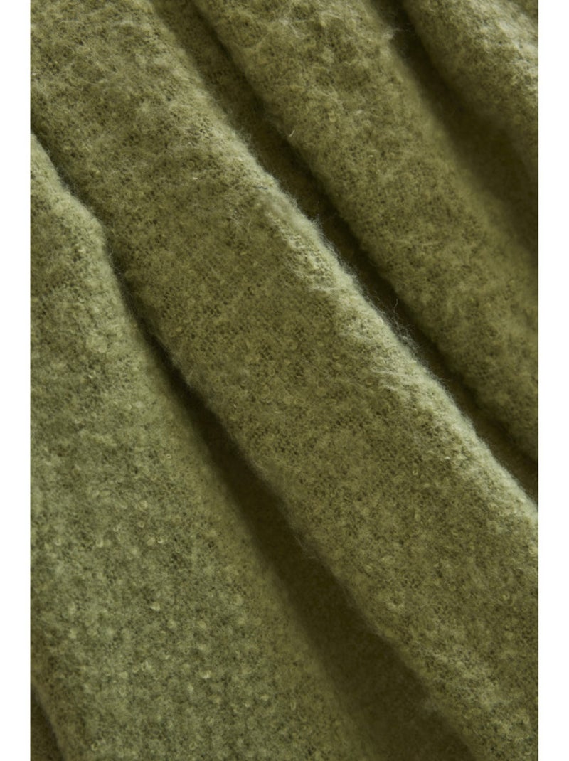 Plaid - Le Fil d'Ariane - 100% Polyester Vert olive - Kiabi