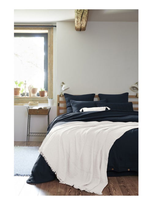 Plaid - L'effet papillon - 100% gaze de coton 125 gr/m² - Kiabi