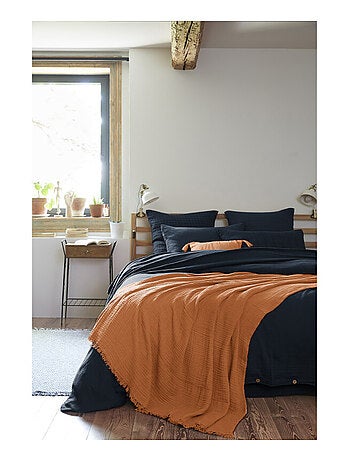 Plaid - L'effet papillon - 100% gaze de coton 125 gr/m²