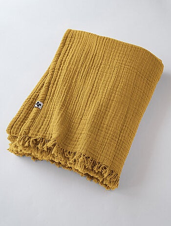 Plaid - L'effet papillon - 100% gaze de coton 125 gr/m²