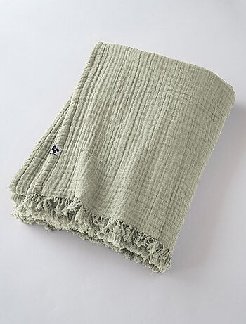 Plaid - L'effet papillon - 100% gaze de coton 125 gr/m²