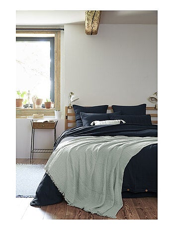 Plaid - L'effet papillon - 100% gaze de coton 125 gr/m²