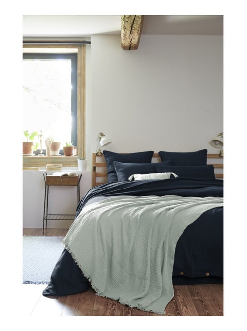 Plaid - L'effet papillon - 100% gaze de coton 125 gr/m² - Kiabi
