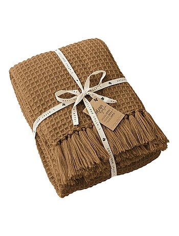 Plaid - L'effet papillon - 100% PET (Polyéthylène téréphtalate)