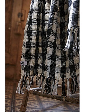 Plaid - L'effet papillon - 100% PET (Polyéthylène téréphtalate)