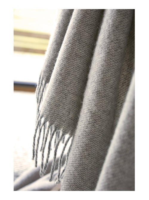 Plaid - L'effet papillon - 100% Pure laine vierge - Kiabi