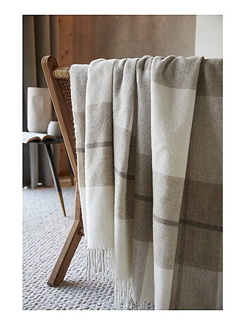 Plaid - L'effet papillon - 100% Pure laine vierge