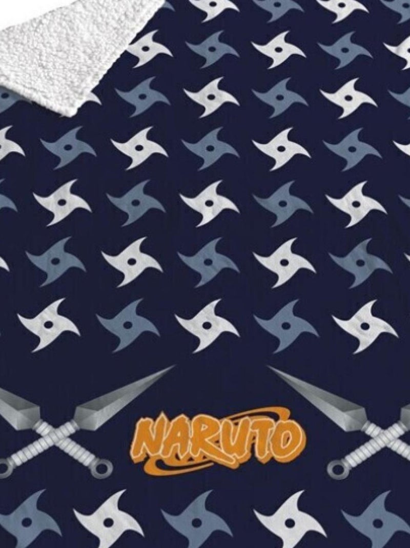 Plaid - Naruto - 130 cm x 170 cm Multicolore - Kiabi
