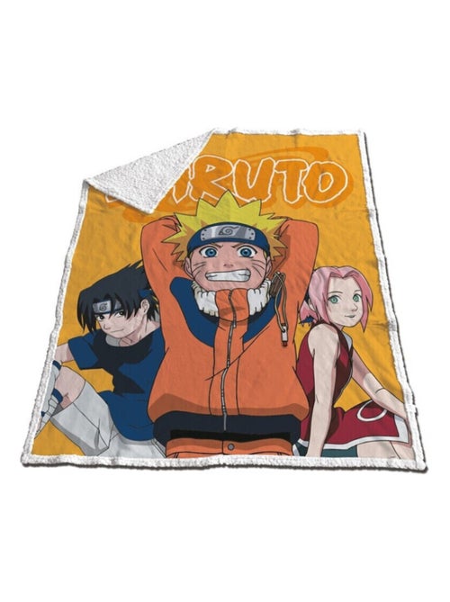 Plaid - Naruto, Sakura, Itachi - 120 cm x 150 cm - Kiabi