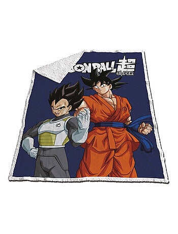 Plaid - Sangoku & Vegeta - 120 cm x 150 cm