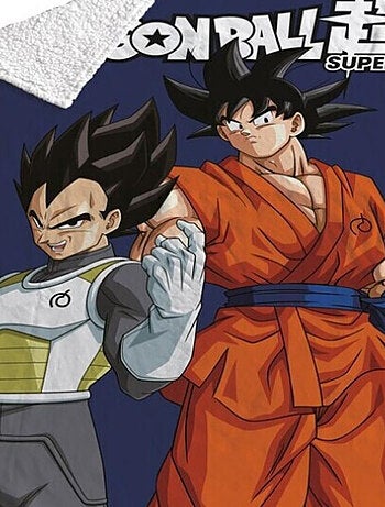 Plaid - Sangoku & Vegeta - 120 cm x 150 cm