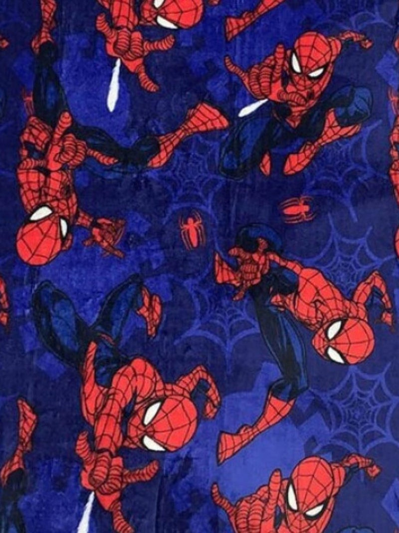 Plaid - Spiderman - 110 cm x 150 cm Multicolore - Kiabi