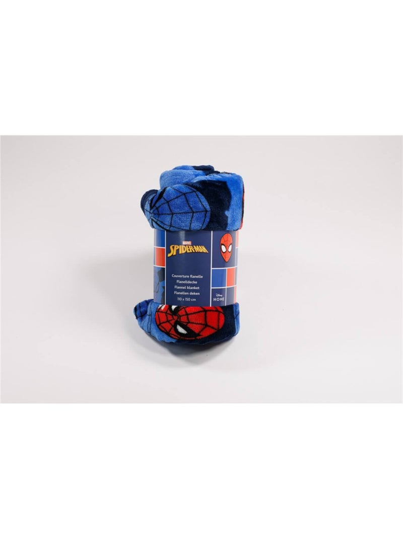 Plaid - Spiderman - 130 cm x 160 cm Multicolore - Kiabi