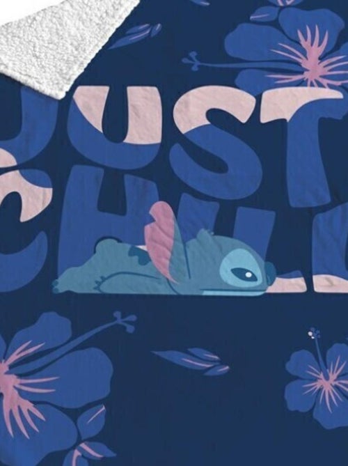 Plaid - Stitch Sous Les Palmiers - 130x170 cm - Kiabi