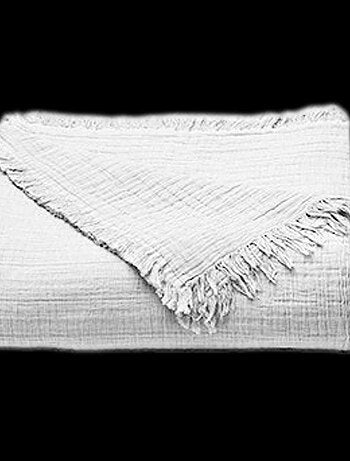 Plaid - Toison d'Or - 100% double gaze de coton 300 gr/m²